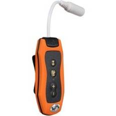 8gb mp3 spelare simning dykning spa + fm-vattentäta hörlurar - orange