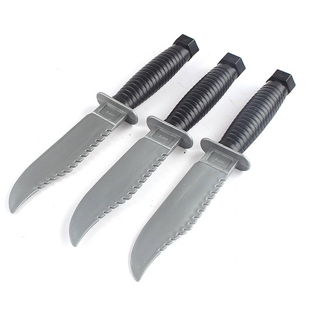 1-3pcs Simulated Knife Stage Performance Realistic Magic Props Knife Halloween Ghost Face Killer Cosplay Prop Costume Accessory