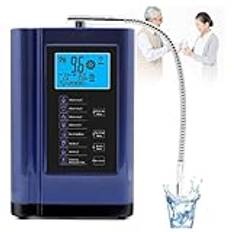 Vattenrenare Ph 3.5-10.5 Alkaline Acid Water Machine, Upp till -500 Mv Orp, 7 vatteninställningar, Hemfiltreringssystem, 8000 L per filter, Automatisk rengöring, Intelligent Voice,Blue