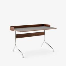 &Tradition Pavilion AV17 Iron Linoleum Walnut Chrome Base