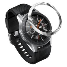 Samsung Galaxy Watch (46mm) rustfrit stål bezel - Sølv