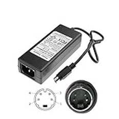 TOP CHARGEUR * Nätadapter, laddare, 12 V, 5 V, 2A, 4 PIN Mini Din för Jentec Technology CO LTD JTA0202Y