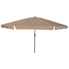 vidaXL Hav parasol ø395x245 cm Taupe