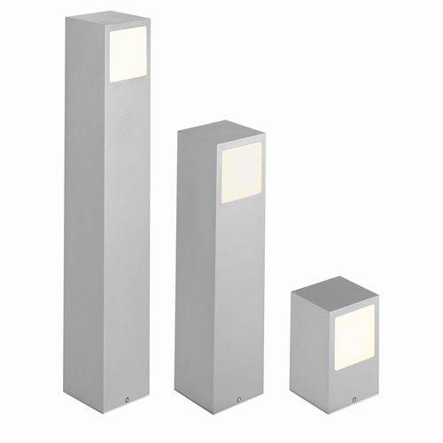 Toledo 304 S Malet pullert psm lighting - Grå / Højde 15 cm