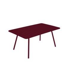 Fermob - Luxembourg Table 165 x 100 cm, Black Cherry - Udendørs spiseborde - Frédéric Sofia - RØD - Metal