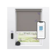 MotionBlinds Wireless Electric Black-Out Rollerblind 150x190cm - Grey