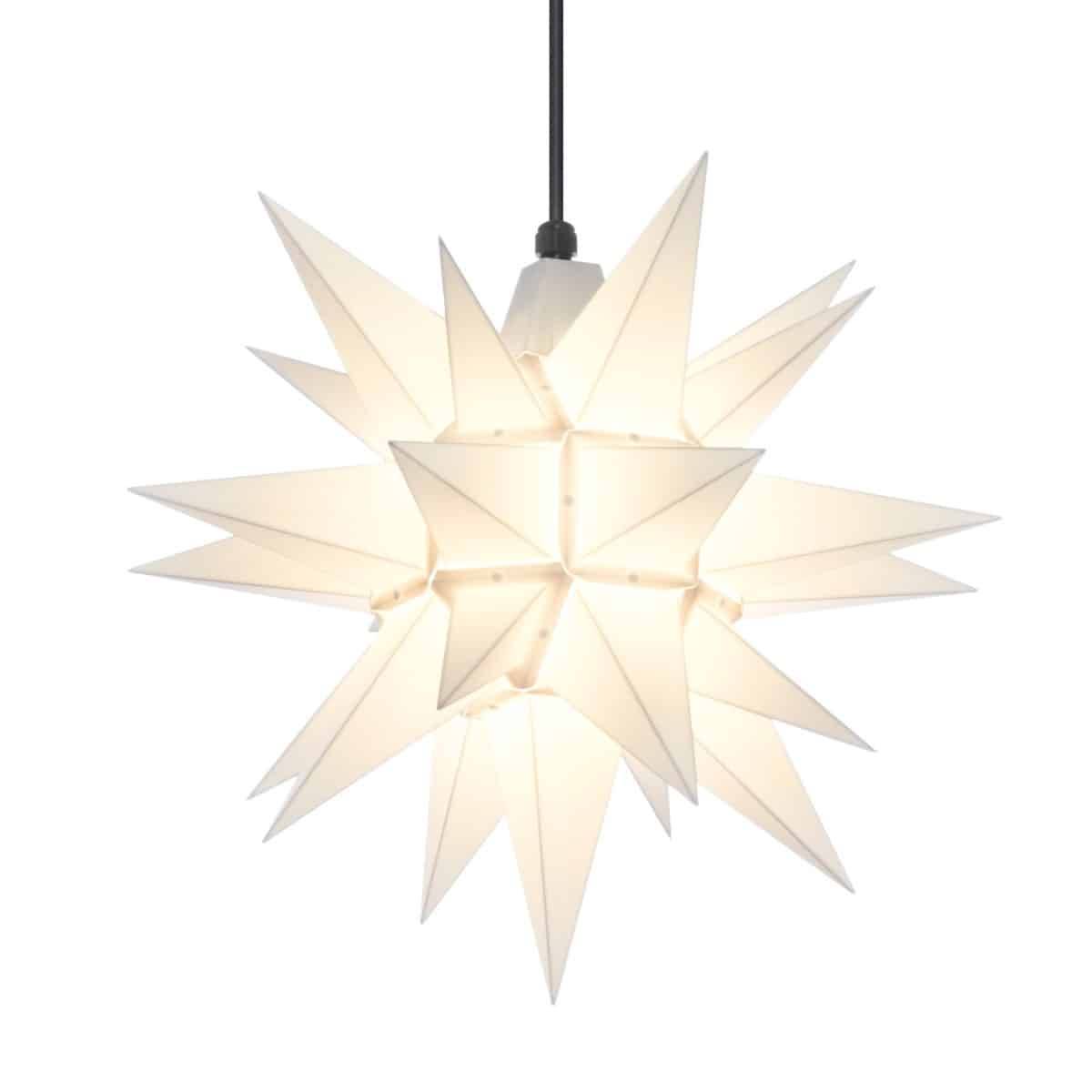 HERRNHUTER Adventsstjerne 40 cm – Hvid