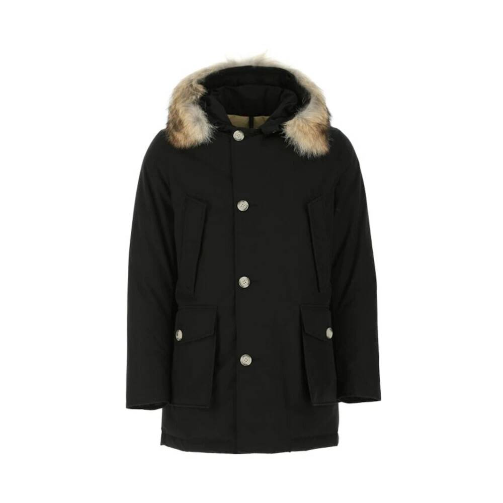 Woolrich Arctic Parka Med Aftagelig Pels - Jakker - Herre - Sort - 2XL - Bomuld