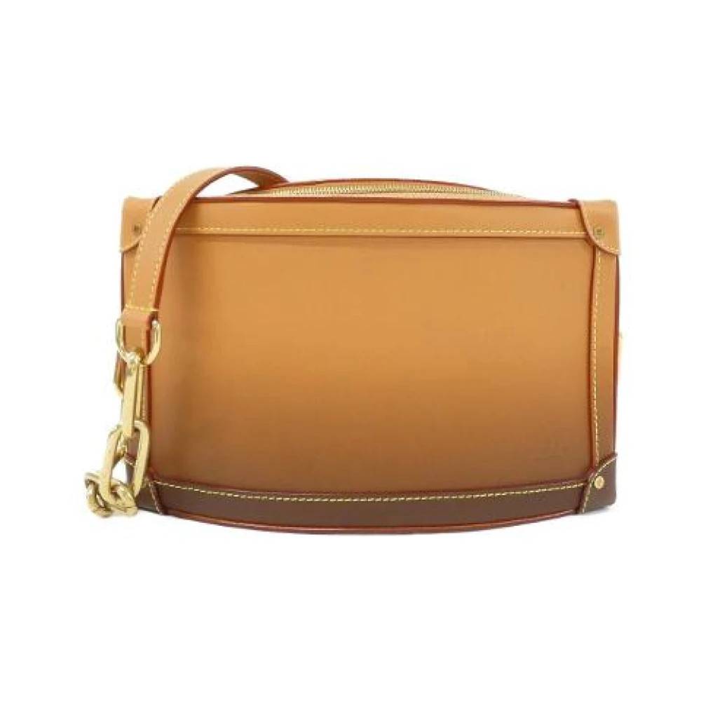 Louis Vuitton Vintage Pre-owned Soft Trunk Calf Shoulder Bag - Vintage - Dame - Brun - ONE SIZE - Uld