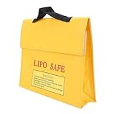 Lipo Safe Bag Lipo Battery Krok och Loop Stängning Brandsäker Explosionssäker Lipo Battery Safe Pouch