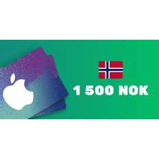 Apple iTunes Card 1500 NOK - Standard