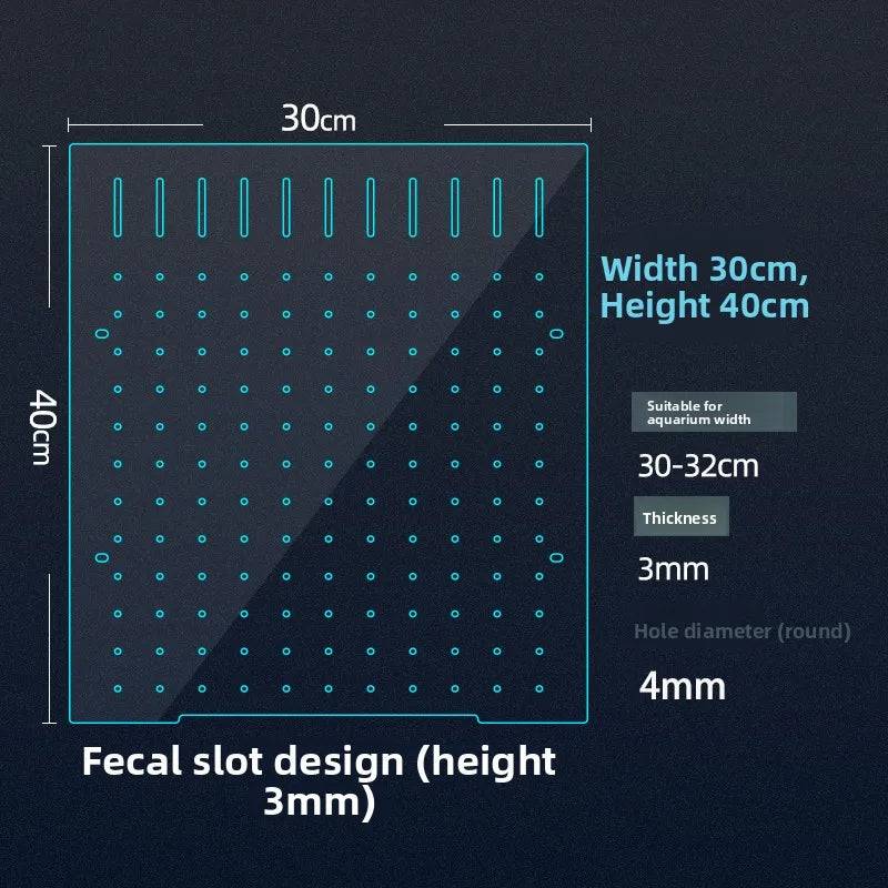 Acrylic Fish Tank Divider & Partition Board - 30*40cm/default type a [send clip suction cup] thickness 3mm board