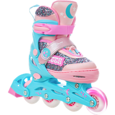 Raven Etta (front And Rear Led Wheels) Inlines Rosa / BLÅ - 27-30