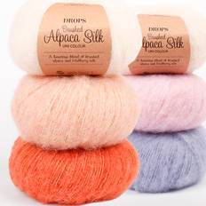 Drops Brushed Alpaca Silk garn - Mandarin