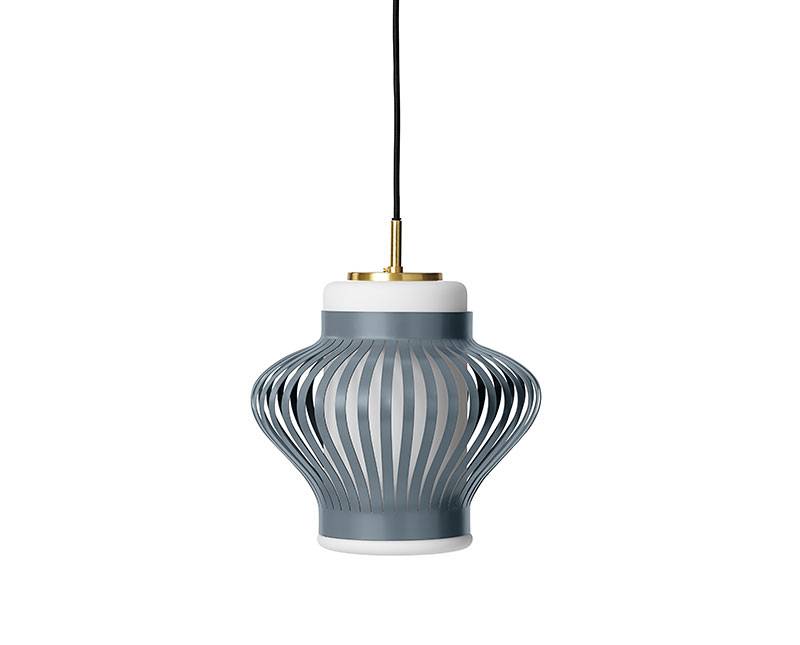 Opal Lamella Pendel Sky grey - Grå