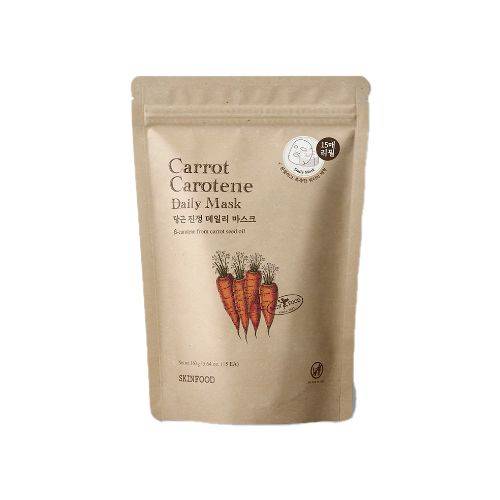 SKINFOOD - Carrot Carotene Daily Mask Refill - 160g(15ea) - No Color