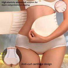 High Waist Tummy Control Slimming Belt, Women Waist Trainer Corset Body Shaper - Apricot - L,M,XL,XXL