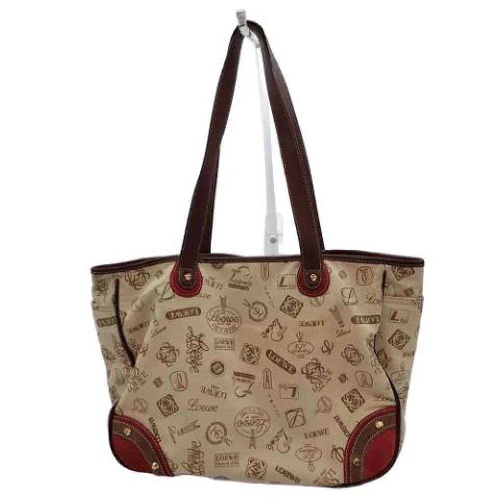 Loewe Pre-owned - Pre-owned handväska i canvas Vintage - Dam - ONE Size -