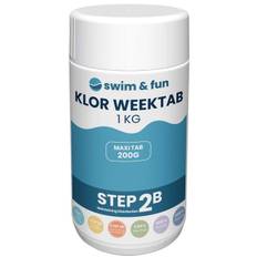 Langsomklor 200g tablet, 1 kg - PoolOasen
