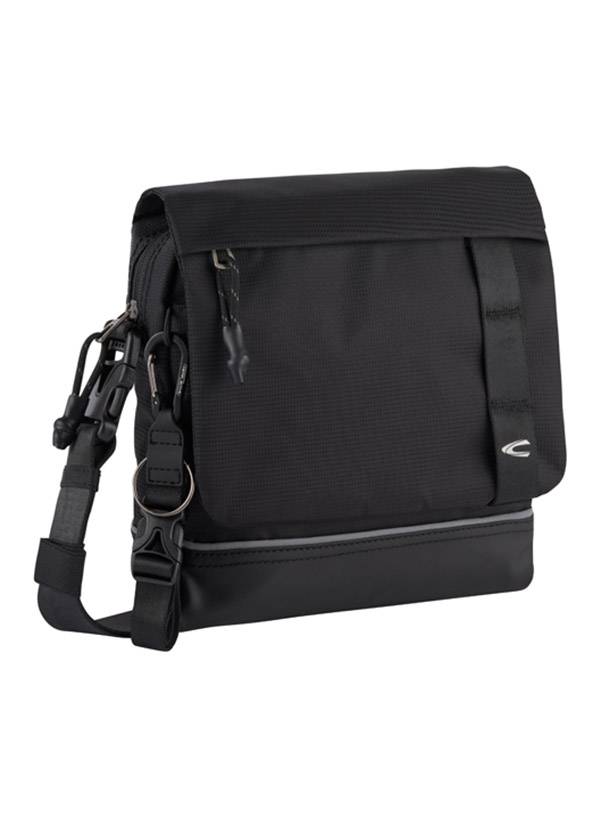 camel active Herren Umhängetasche schwarz Mikrofaser/Nylon