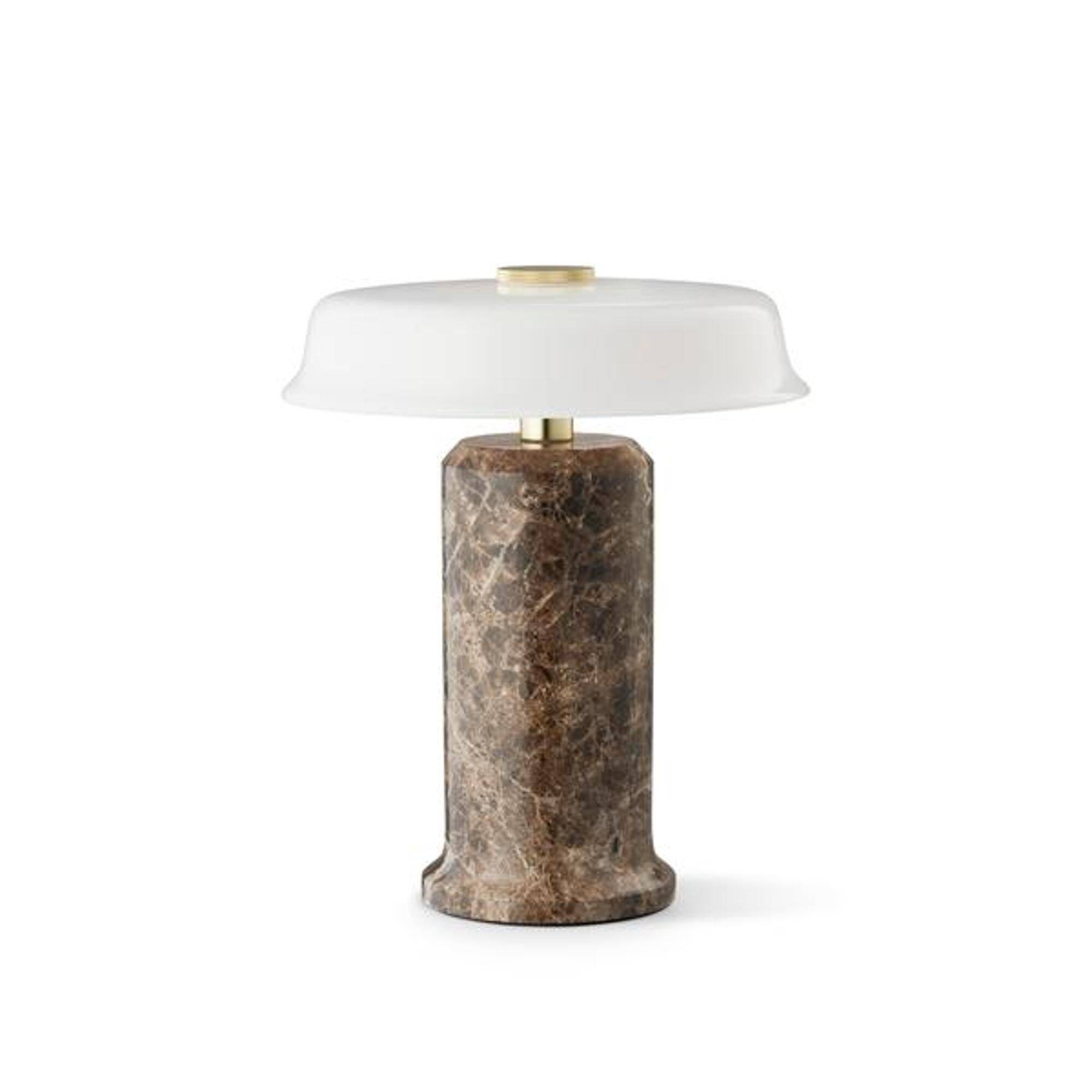Trip No. 2 Bärbar Lampa Mörk Emperador Marmor/Glansande Opal - Mörk Emperadormarmor, blank opal