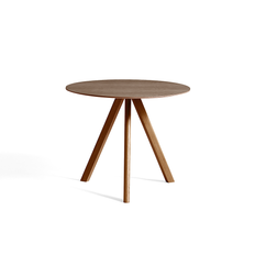 HAY CPH20 Round matbord water-based lacquered walnut, ø90cm