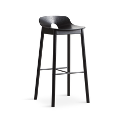 WOUD - Mono bar stool - Black