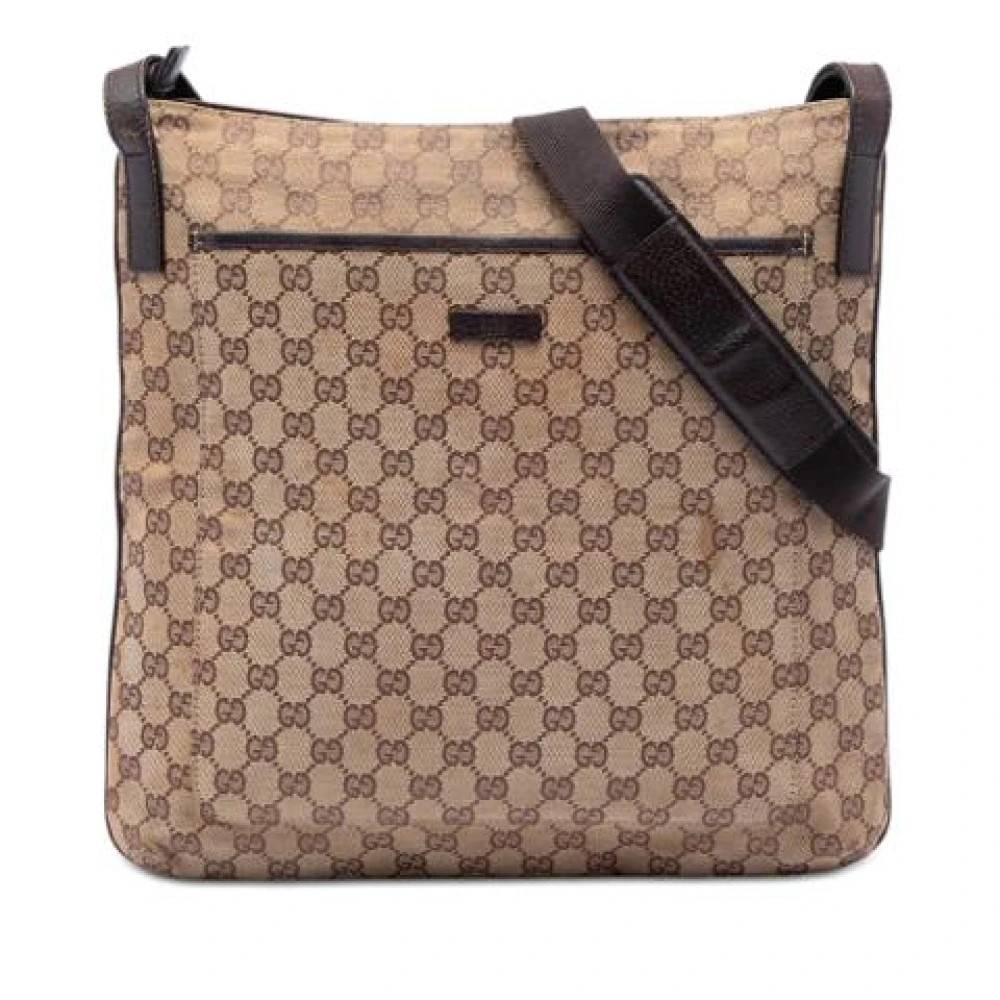 Gucci Vintage - Pre-owned Canvas Crossbody Bag Vintage - unisex - ONE Size - Läder