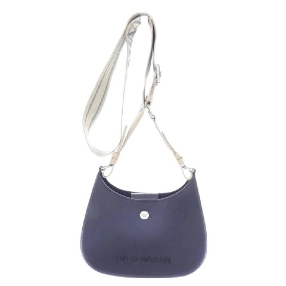 Armani Pre-owned Pre-owned Skuldertaske - Vintage - Dame - Blå - ONE SIZE - Uld