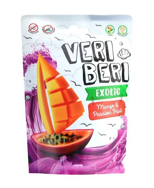 Veri Beri - Gummy Strips, Mango & Passion Fruit - 50g (Mango & Passion Fruit - 50g)