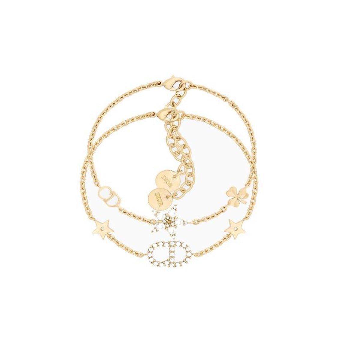 Dior Clair De Lune Gold Plated Bracelet Set Women jewelry B1039CDLCY-D301 Basic Packaging-Dust Bag+Box