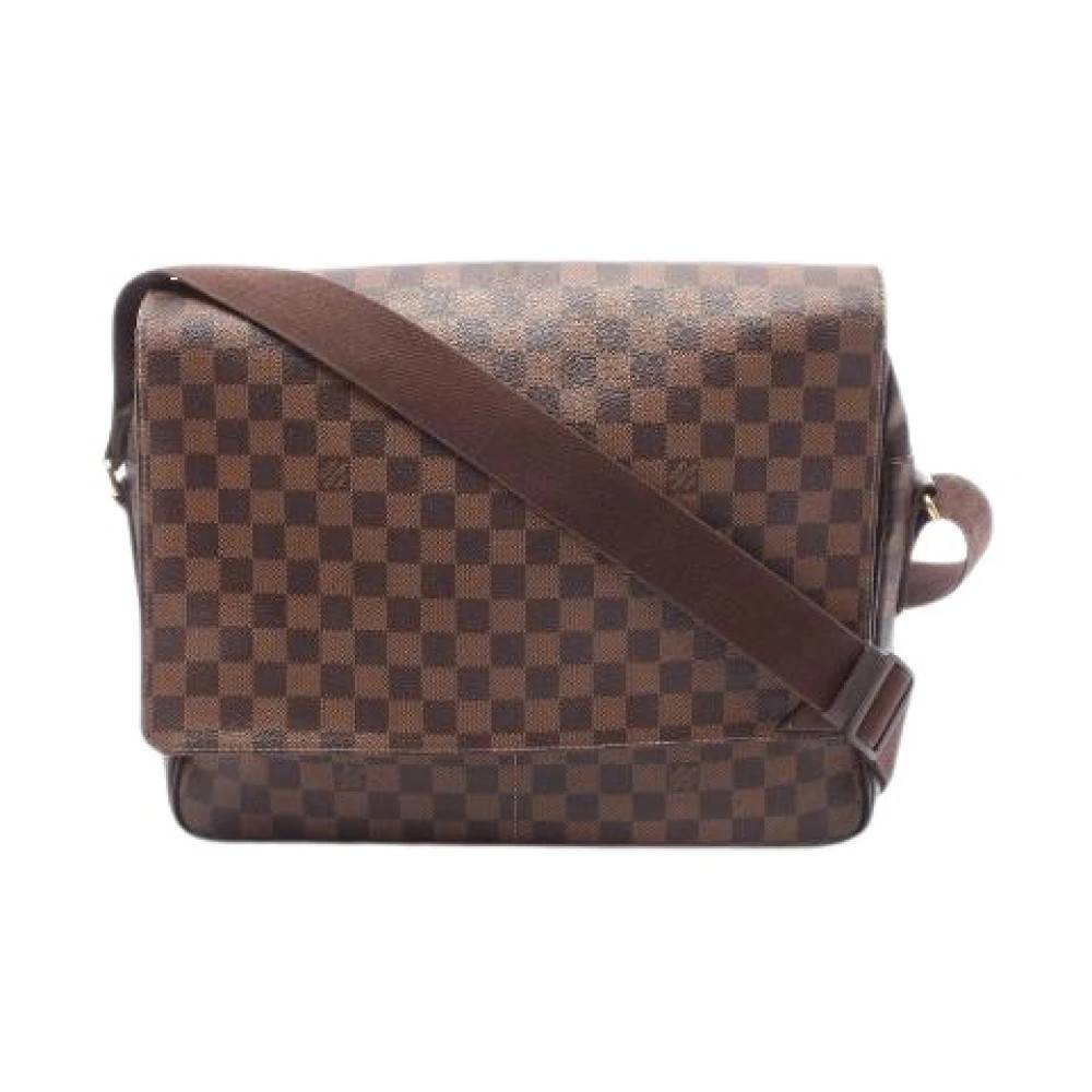 Louis Vuitton Vintage Pre-owned Shelton GM Damier Skuldertaske - Vintage - Herre - Brun - ONE SIZE - Uld