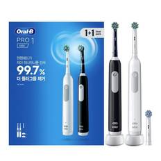 Oral-B Elec Toothbrush Pro 1 Dual Pack