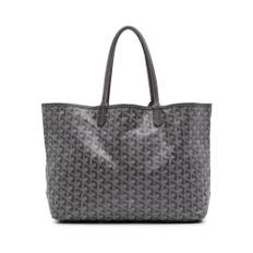 Goyard Vintage, Vintage , Dame, Sort, ONE SIZE, Læder, Brugt Saint Louis PM Tote Taske