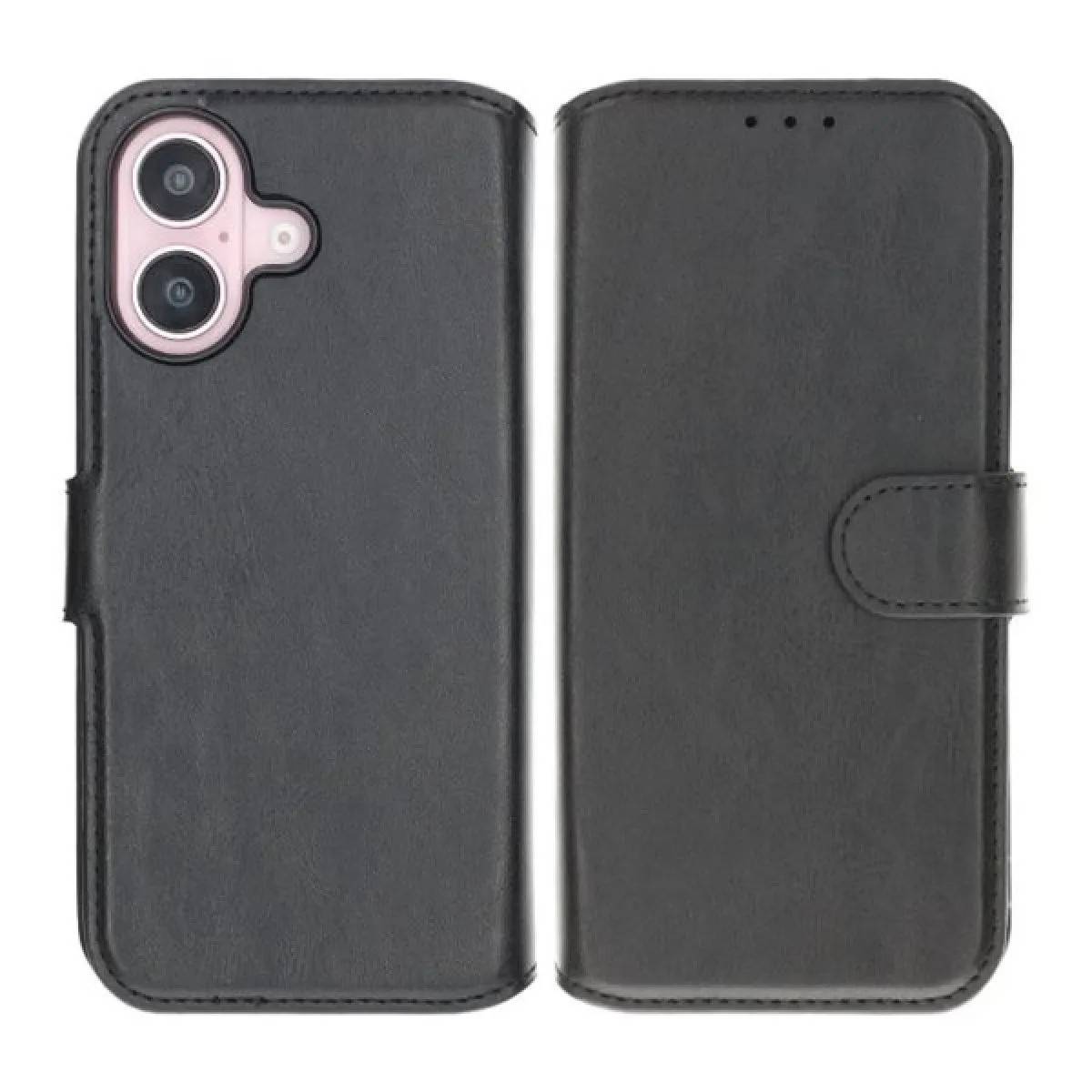Rvelon - iPhone 16 - Fodral - Magnetiskt Avtagbart Skal - Svart