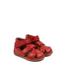 POM POM Starters Two Velcro Scalloped Sand |Red |24