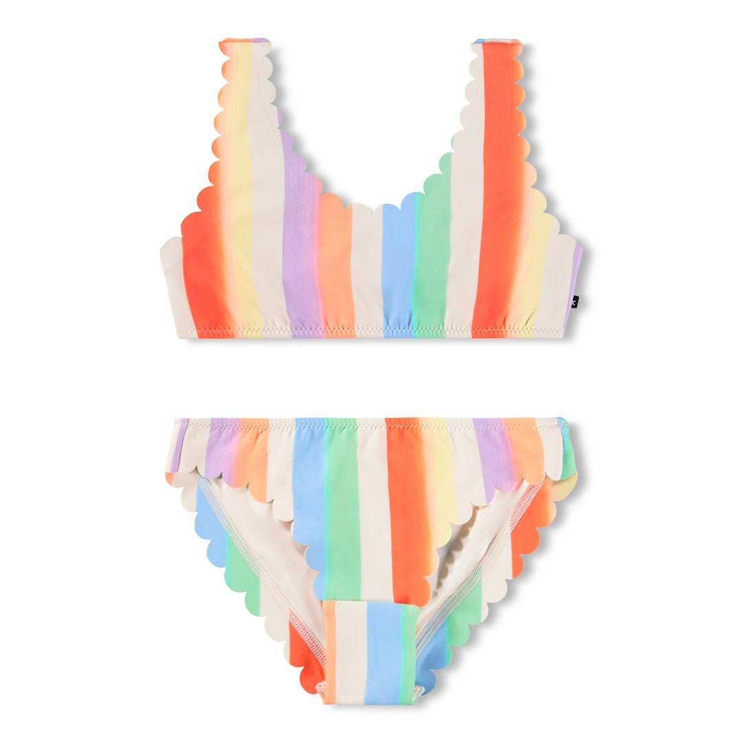 Molo Nolina Bikini Rainbow Paint Rainbow Paint 158/164 cm Vit 158/164 cm Flickor