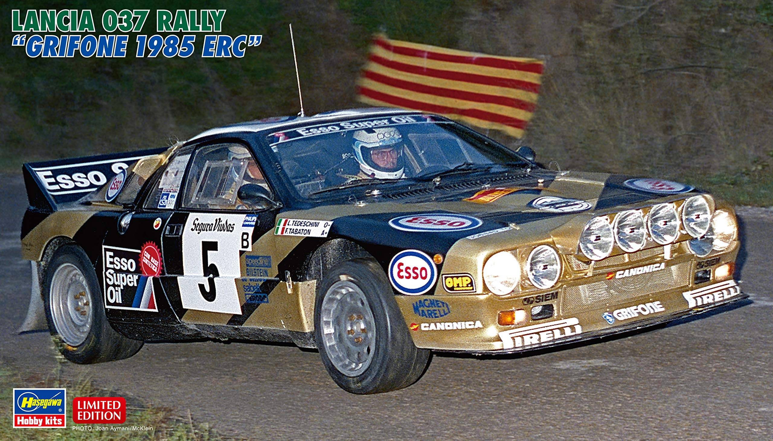 Hasegawa Lancia 037 Rally Grifone 1985 ERC Plastmodell 20485 1/24