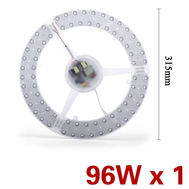Smart home control tuya smart life led taklampa veke 96w 72w panel lampa ac 165-265v fjärrkontroll dimbar kontroll för rumsljus - 1 st 96w