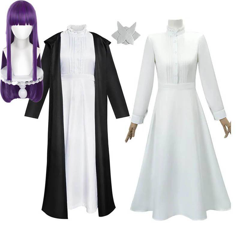 Ormbunke Cosplay Kostym Anime Beyond Journeys End För Halloween Comic Con Frieren Fern Kläder cm