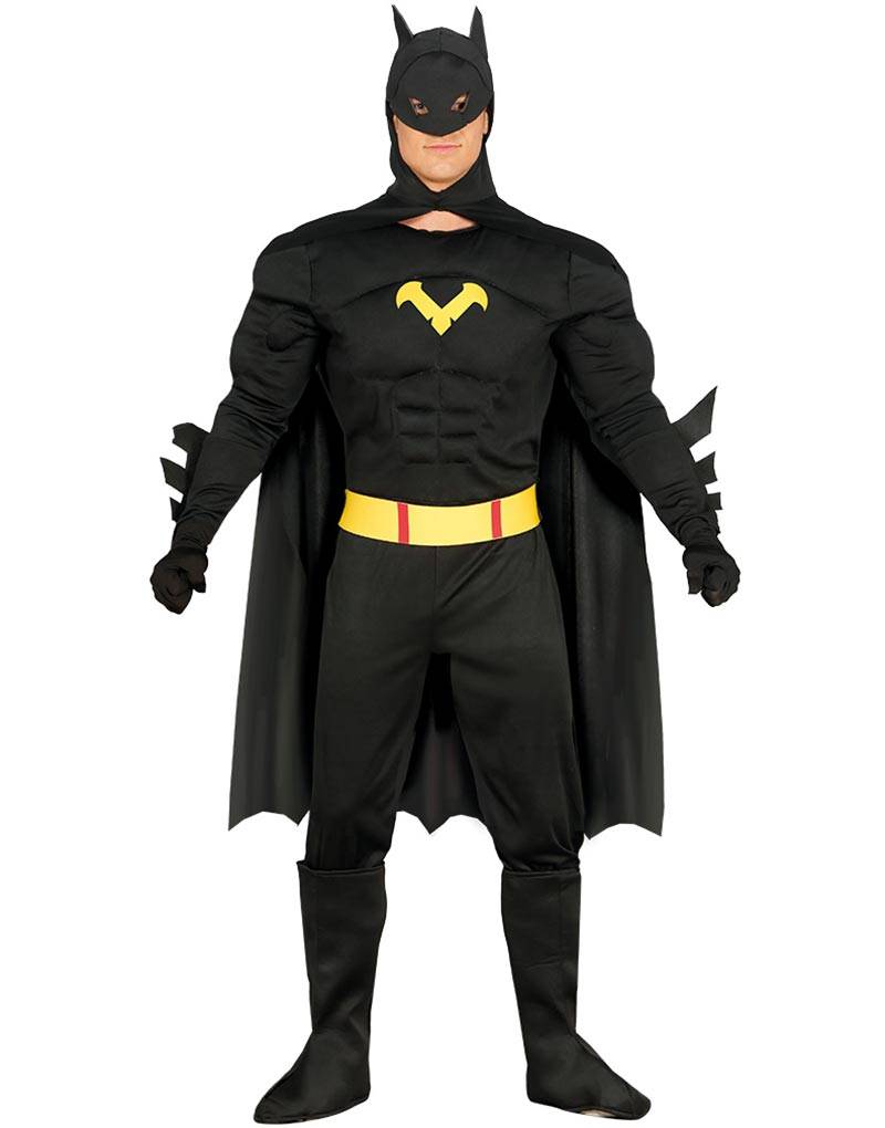 Batman-inspirerad Herrkostym 3 Delar