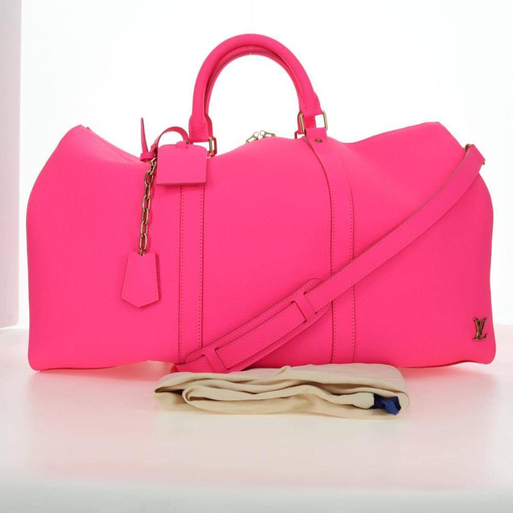 Louis Vuitton Vintage Keepall Stl. - Handväskor Från Magasin - Pink (W 53cm x H 27cm x D 20cm)