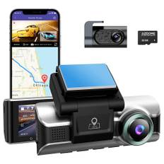 AZDOME GS63H 4K Dash Cam Built-in Wi-Fi & GPS 24HR Recording - 32G TF Card