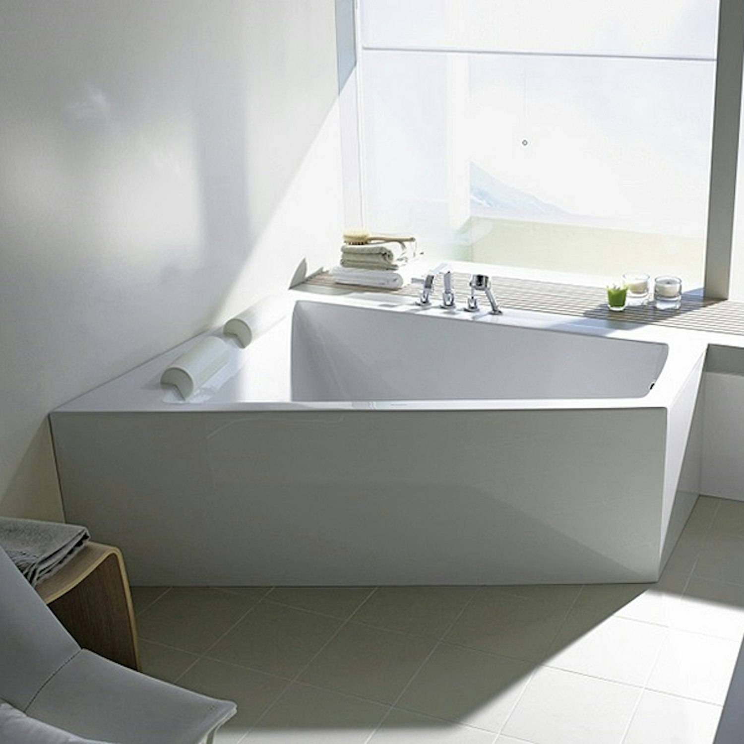 Badkar Duravit Paiova Inbyggnad LxB: 1700x300 mm, Volym: 235 liter
