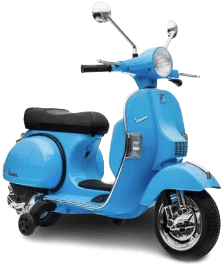 Kids Scooter Vespa GTS Elektrisk 12V – Blå