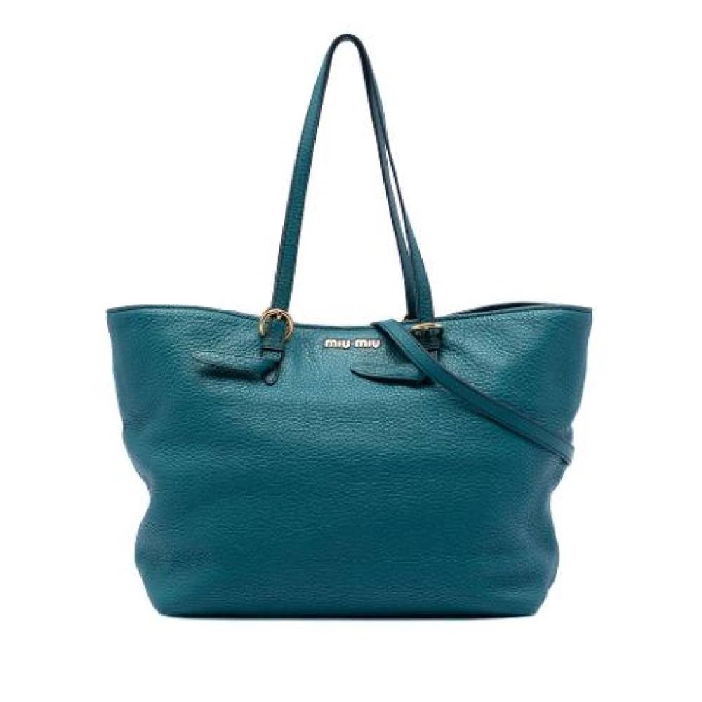 Miu Miu Pre-owned - Pre-owned Satchel Tote Bag Vintage - Dam - ONE Size - Läder