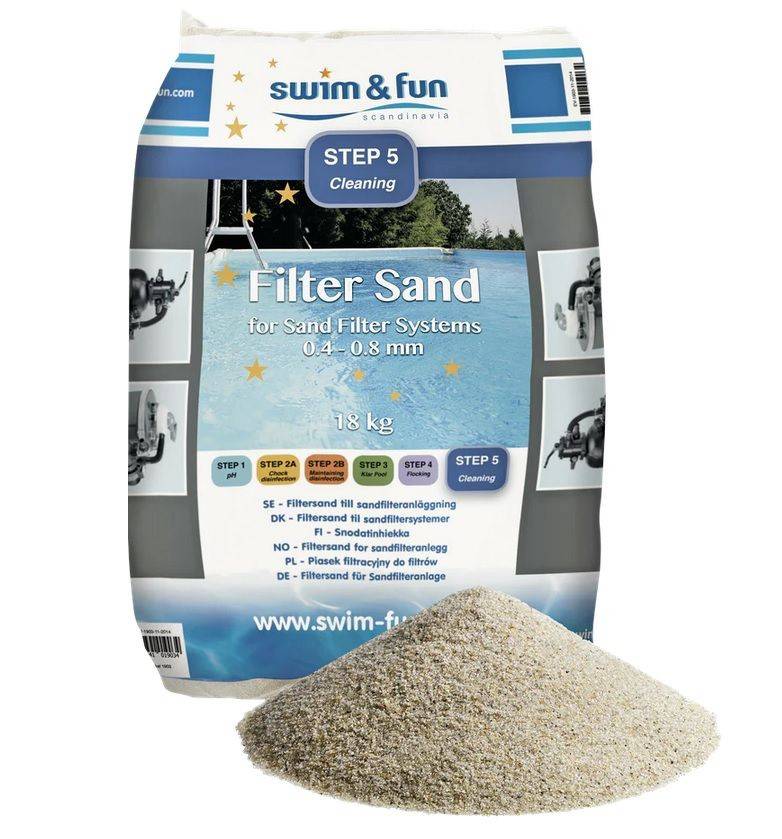 Filtersand til pool 18 Kg Swim & fun poolsand 1903