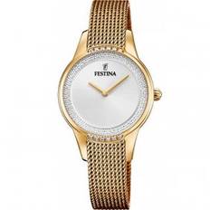 Festina F20495/1 Swarovski 20' dameur, gulddouble