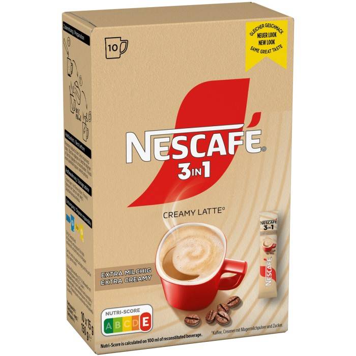 NESCAFÉ 3in1 Creamy Latte 10x15g