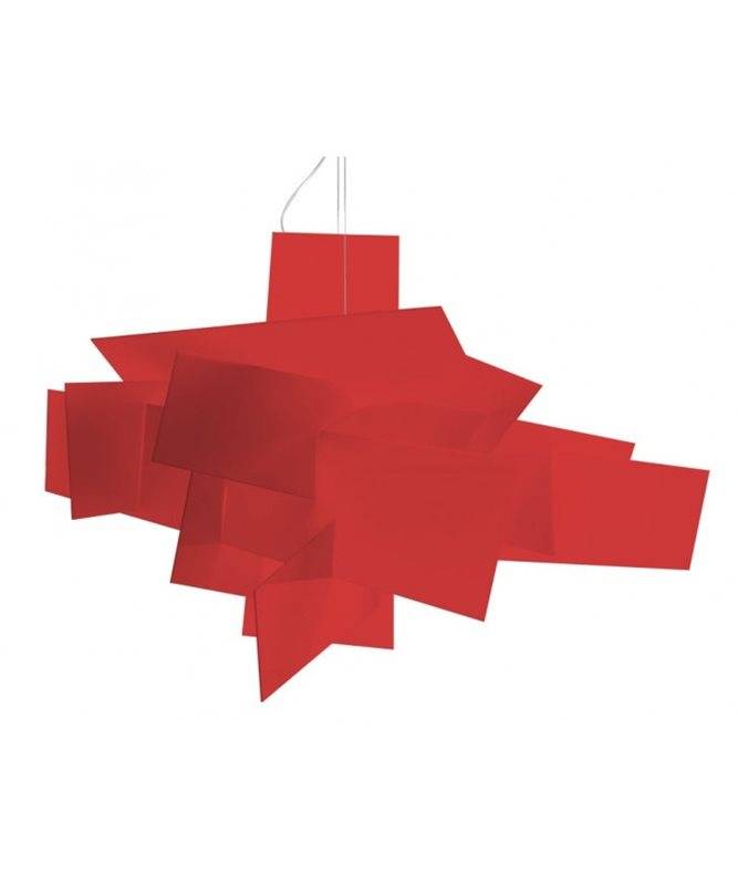 Foscarini Big Bang Pendel Led Röd Ej Dimbar